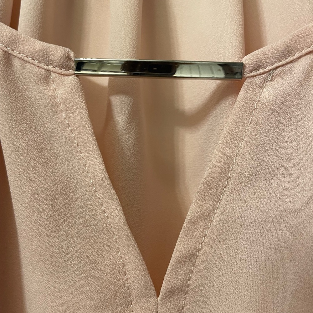Apt. 9 XXL polyester peach/pink shirt